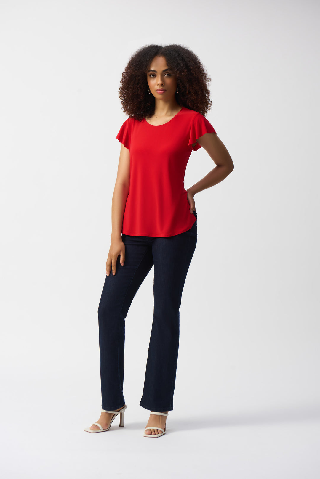 ruffle waist top
