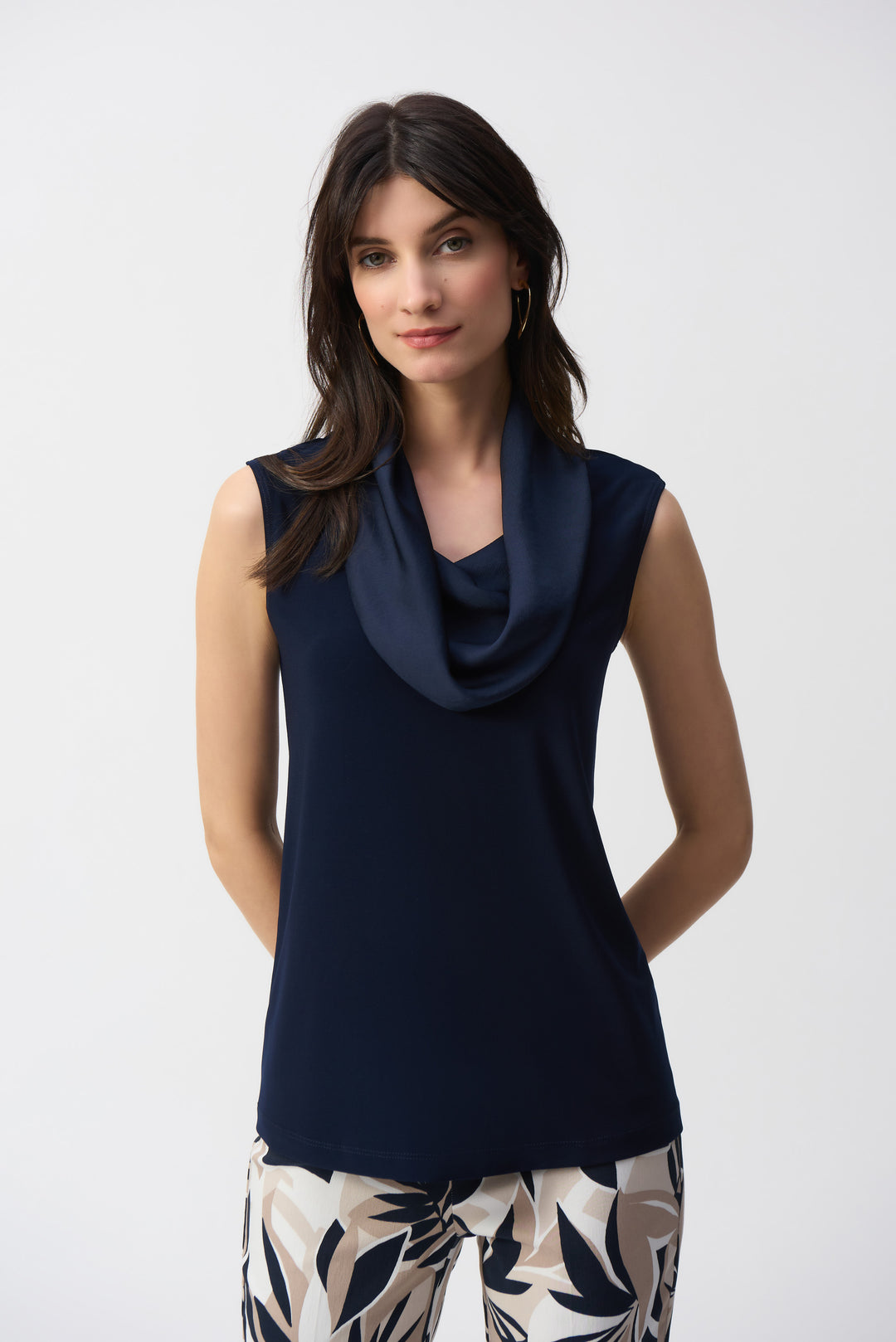 satin sleeveless top