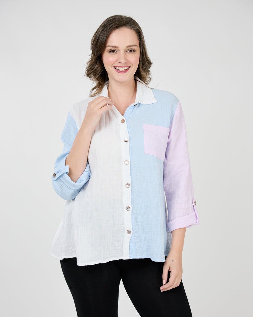 HAPIMO Rollbacks Fashion Shirts for Women Half Zip V-Neck Pullover