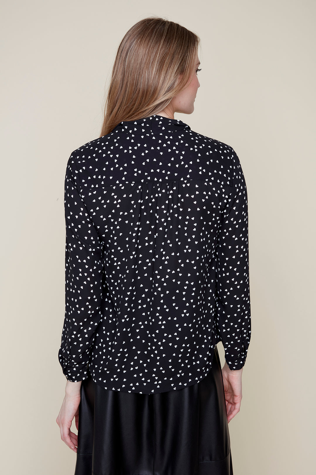 sanctuary polka dot blouse