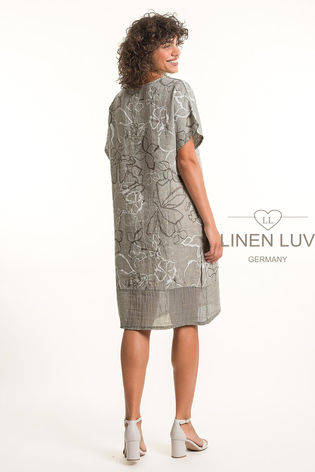 jersey a line swing dress Sporty Swing Dress in Dragonflower Cotton Jersey