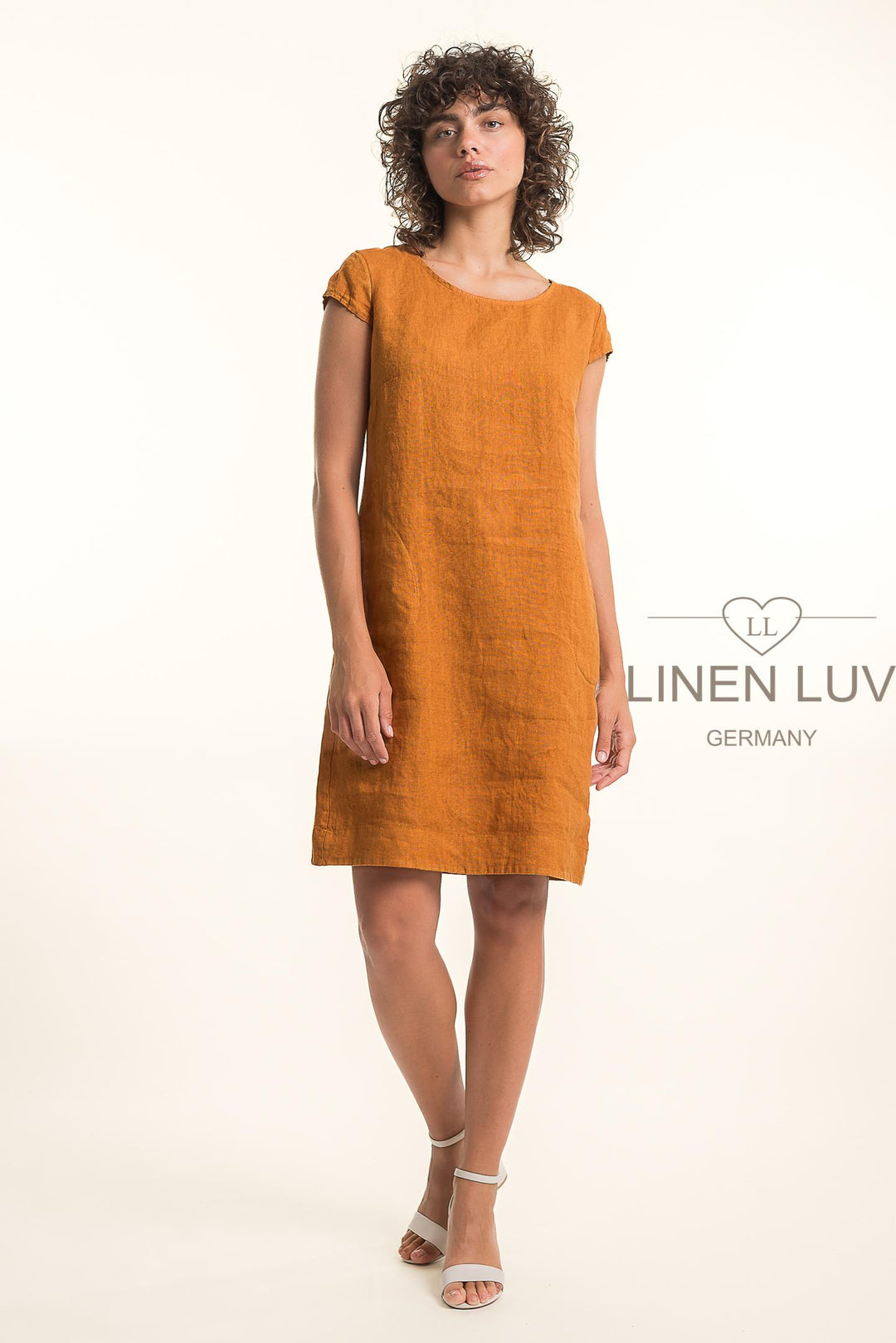 Linen Luv Dress - Cap Sleeve