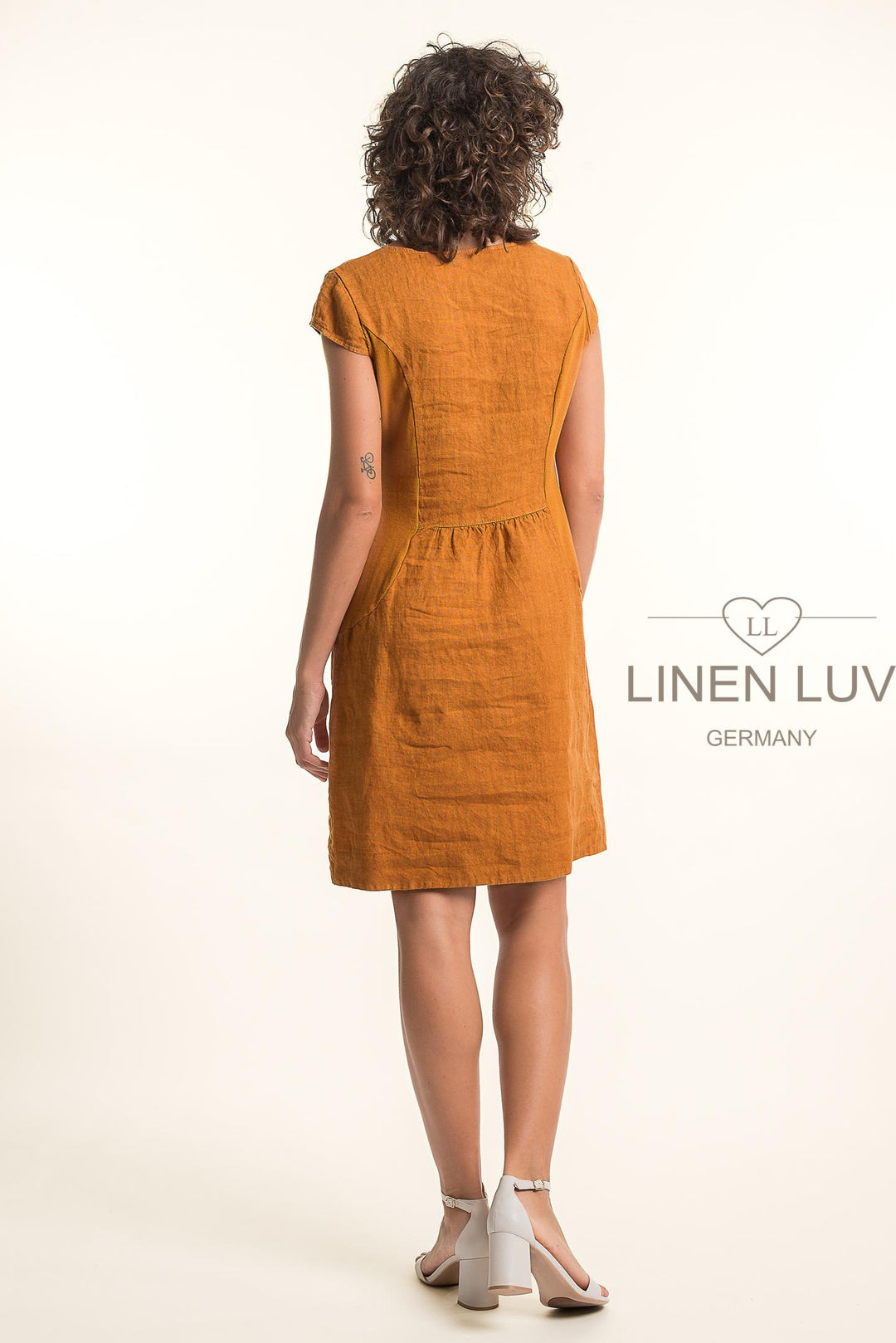 Linen Luv Dress - Cap Sleeve