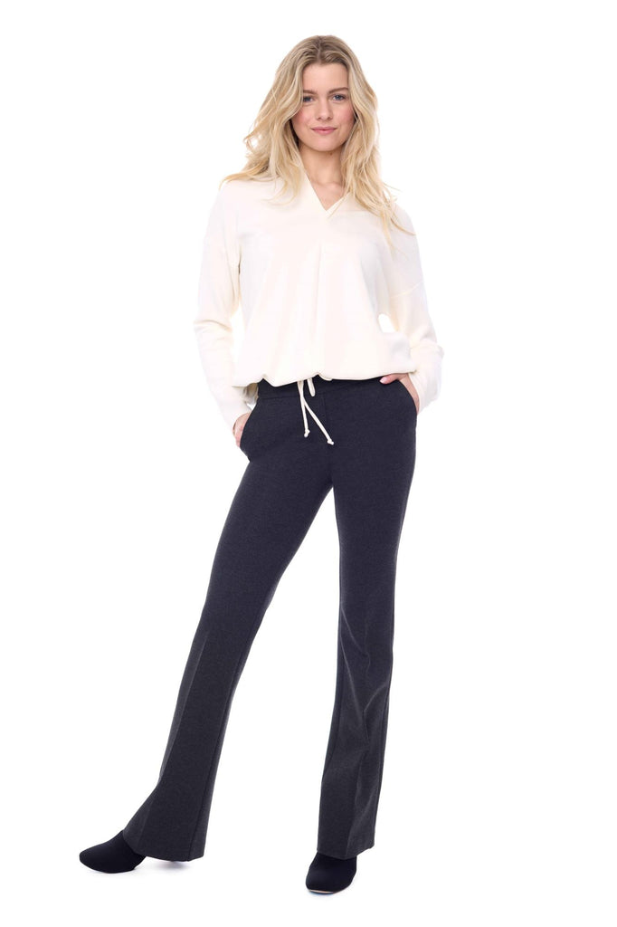 Buy GO COLORS Womens Slim Fit Viscose Stretch Ponte Pants (Dusty