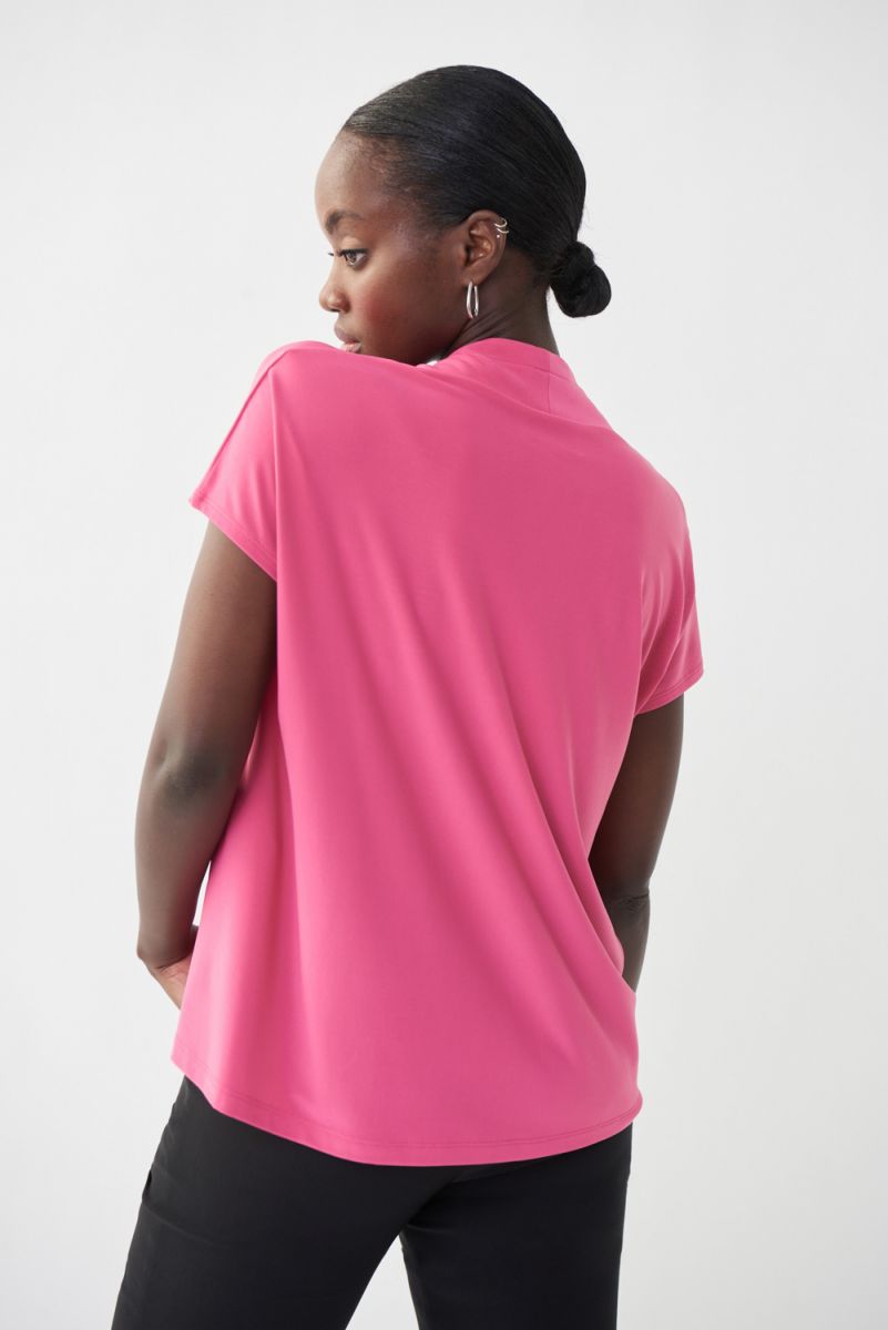 hoksml Womens Tops Fashion Summer T-shirt Round Neck Leisure Short